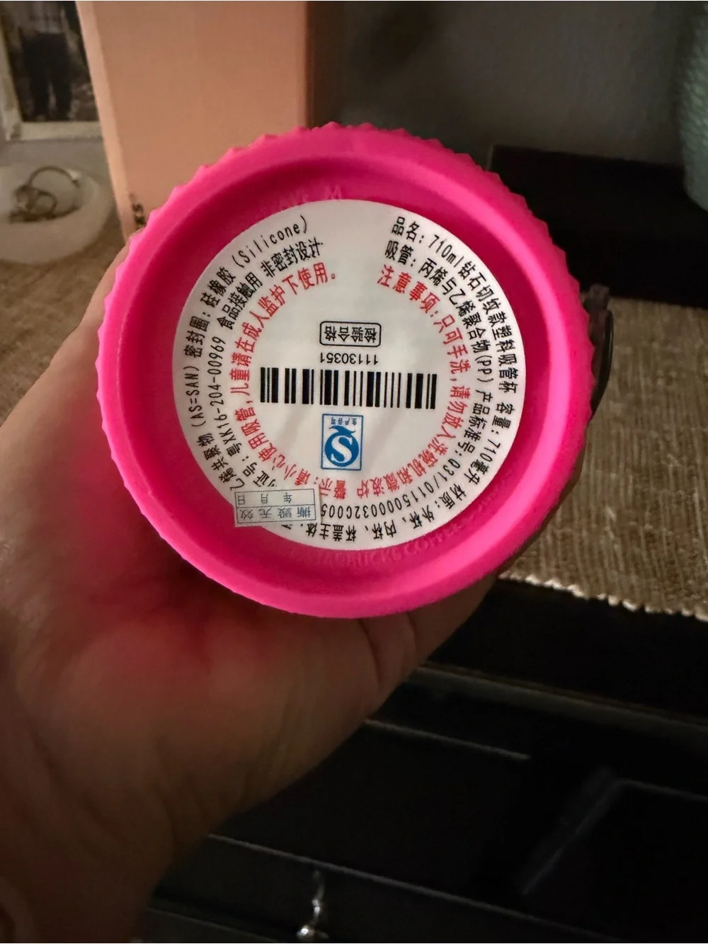 Rare Starbucks hot pink studded Starbucks cup